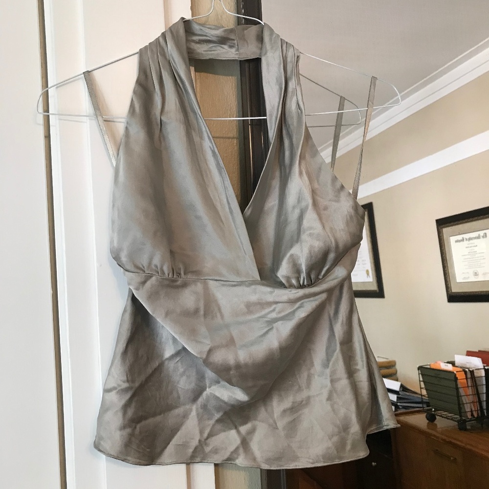 Silk Halter Top